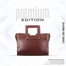 SSB Leather Square Leather Handbag image