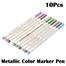 STA 6551 Metallic Color Marker Pen for Artists - 10 color,10 pcs image