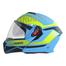 STUDDS Trooper D1 Flip-up Full Face with Dual Visor Motorbike Helmet (Matt Blue N5) image