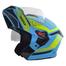 STUDDS Trooper D1 Flip-up Full Face with Dual Visor Motorbike Helmet (Matt Blue N5) image