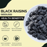 Saad Black Raisins Dried Fruit - 100gm image