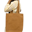 Samia Craft Brown Canvas Tote Bag Exclusive Design with Outside Pocket image