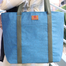 Samia Craft Everyday Canvas Trendy Small Tote Bag with Zipper and Outside Pocket image