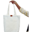 Samia Craft WF1P White Canvas Tote Bag Exclusive Design with Outside Pocket image