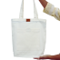 Samia Craft WF1P White Canvas Tote Bag Exclusive Design with Outside Pocket image