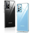 Samsung Galaxy A32 Premium Silicone Case Crystal Clear Soft TPU Ultra-Thin Transparent Flexible Protective Mobile Phone Back Cover image