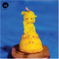 Sankhacura Princess Doll Fragrance Candle - Yellow Color image