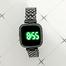 Screen Touch LED Display Stainless steel Stone Women Watch image