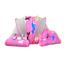 Sea Animal Baby Bed With Mosquito Net and Pillow Pink image