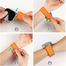 Series 8 Smartwatch Replacement Nylon Strap – Orange Color image