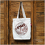 Sevendays Dhaka Line (Print Round) Black, Olive, Orange, White(Black), White(Brown) Canvas Tote Bag with Inside Pocket 5-Pack image