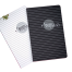 Sevendays Notes Ruled Rekhakito Black And White Lined Notebook 2-Pack image