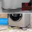 Shock Pad 4 Pcs Noise Cancelling Washing Machine Support, Washer And Dryer Anti-vibration Pads, Slip Anti Vibration And Noise Reducing Rubber Washing Machine Feet Pads image