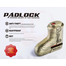 Shoe Shape Anti-Theft Disc Brake Rustproof Rotor Lock (Antique Bronze Color) 1 Pcs With 3 Key image
