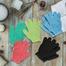 Shower Gloves Exfoliating Wash Skin Spa Bath Gloves Foam Bath Skid Resistance Body Mage Cleaning Loofah Scrubber -1pcs image