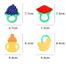 Silica Gel Baby Hand Teether CN-1pcs image