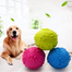 Silicon Rubber Dog Toy Ball With Bell (Any Color) 1 Pcs image
