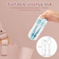 Silicone Baby Bendable Spoon Fork Utensils Set 2 Pcs Green image