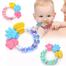 Silicone Baby Hand Teether With Jhunjhuni CN - 1pcs image