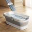 Silicone Bucket Mop 360 Degree Rotating Flat Mop With Self-Wringing image