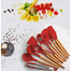 Silicone Cooking 12Pcs Nonstick Utensils Tool image