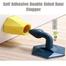 Silicone Door Stopper / Sound Absorption Drill-Free Door Holder with Sticker for Bedroom Bathroom Kitchen Home Office image