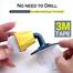 Silicone Door Stopper / Sound Absorption Drill-Free Door Holder with Sticker for Bedroom Bathroom Kitchen Home Office image