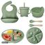 Silicone Feeding Set (6 Pcs 0 ) Multi Color image