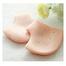 Silicone Gel Heel Pad Socks for Pain Relief for Men and Women (Beige, Free Size) image