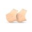 Silicone Gel Heel Pad Socks for Pain Relief for Men and Women (Beige, Free Size) image