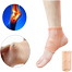 Silicone Gel Heel Protector - Plantar Fasciitis Soft Socks For Hard, Cracked, Dry Skin- 1 Pair image