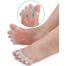 Silicone Gel Toe Separators, Toe Spacers Bunion, Hammer Toe Corrector Pain Relief Toe Straightener Achilles Stretcher image