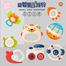 Silicone Head Crab Baby Hand Teether With jhunjhuni CN -1pcs image