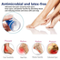 Silicone Heel Anti Crack for Men and Women (1 Pair) – Reusable and Washable Heel Protector for Foot Care image