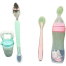 Silicone Rice Spoon Feeder Plus Two Head Spoon Plus Slicone Spoon Plus Fruit Feeder, Full Set of Tools Package - 120 ml image