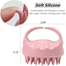 Silicone Shampoo Massage Comb, Bath Massage Brush, Scalp Massager Hair Shower Brush Comb Care Tool - 1 pcs image