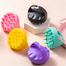 Silicone Shampoo Scalp Massager Brush - 1pc image