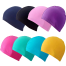 Silicone Swim Caps for Women and Men image
