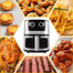 Silver Crest Air Fryer Smart One-Touch, Looking Glass Window Nonstick Fry Basket-7 ltr image