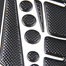 Silver Waterproof Universal 3D Motorcycle Fuel Tank Sticker Protector Decal Pad Self-Adhesive image