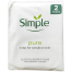 Simple Pure For Sensitive Skin Soap 2x125 gm image