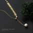 Simple Strip Pearls Pendant Necklace For Women image