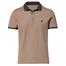 Single Jersey Knitted Cotton Polo - Light Coffee image