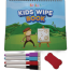 Skill Kids Wipe Book Learning And Writing Book- With 4 Marker And Dastr image