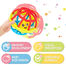 Soft Glue Dumbbell Baby Hand Teether with Jhunjhuni - 1 pcs[Any Color] image