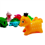 Soft Rubber Sound Baby Wash Bath Play Animal Toys - Set of 8 Pcs - Fun Bath Time Entertainment Easy To Use And Maintain (soft_toys2_875103_rfl) Multicolor - 262 Gm image
