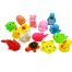 Soft Rubber Sound Baby Wash Bath Play Animal Toys (pvc_mixed_animal_15pcs) Animal -15 Pcs image