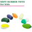 Soft Rubber Sound Baby Wash Bath Play Vegetable Toys (soft_vegitable_947032_rfl) Multicolor-7 Pcs image