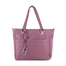 Baggi Solid Color Tote Handbag With 2 Chambers image