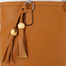 Solid Color Tote Handbag with Tassel image